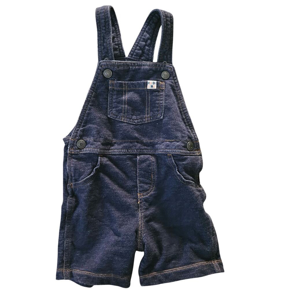 Carter's Baby Boys Soft Denim French Terry Shortalls Overalls Size 24M